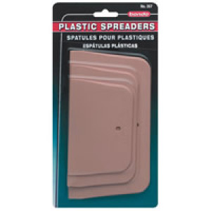 BONDO 357 PLASTIC SPREADERS 3-PACK CARDED