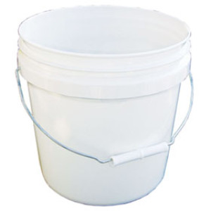ENCORE 1000628 2 GALLON NATURAL PLASTIC PAINT PAIL