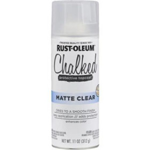 RUST-OLEUM SPECIALTY 302599 12 OZ CHALKED ULTRA SPRAY PAINT MATTE CLEAR