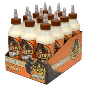 GORILLA GLUE 6205001 18 OZ WOOD GLUE INDOOR AND OUTDOOR USE - WATER RESISTANT