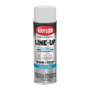 KRYLON K00830508 ATHLETIC WHITE LINE-UP WATER-BASED STRIPING PAINT