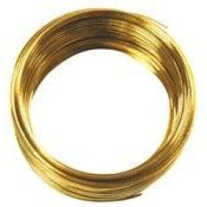 OOK 50152 22 GAUGE 75' BRASS HOBBY WIRE