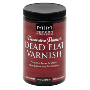 MODERN MASTERS DP609-32 DEAD FLAT VARNISH DECORATIVE PAINTER'S