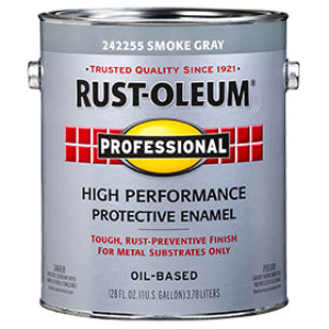 RUST-OLEUM PROFESSIONAL 242255 GLOSS SMOKE GRAY ENAMEL 100 VOC