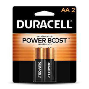 DURACELL MN1500B2 2 PK AA COPPERTOP ALKALINE BATTERY 84867551