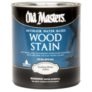 OLD MASTERS 78304 PICKLING WHITE TINTABLE WATER-BASED WOOD STAIN