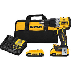 DEWALT DCD805D2 20V MAX XR COMPACT BRUSHLESS CORDLESS 1/2" HAMMER DRILL/DRIVER