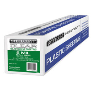 PETOSKEY PLASTICS FGP9934-12 16' X 100' 6 MIL CLEAR POLYETHYLENE PLASTIC FILM