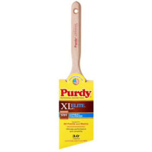 PURDY 144152530 3" XL-ELITE GLIDE ANGULAR TRIM PAINT BRUSH CHINEX/POLYESTER