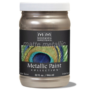 MODERN MASTERS MM221-32 WARM SILVER MATTE METALLIC PAINT