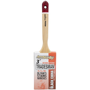 ARROWORTHY 5032 3" TRADESMAN BLACK CHINA BRISTLE FLAT SASH BRUSH