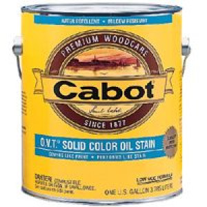 CABOT 6701.007 WHITE BASE O.V.T. SOLID COLOR OIL STAIN VOC