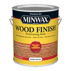 MINWAX 710860000 222 SEDONA RED WOOD FINISH PENETRATING STAIN 250 VOC
