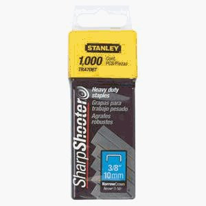 STANLEY TRA706T 3/8" SHARPSHOOTER HEAVY DUTY STAPLES (1000)