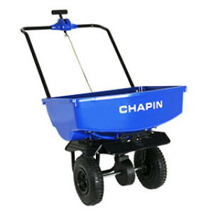CHAPIN 8003A RESIDENTIAL ICE MELT SPREADER WITH 9" PNEUMATIC TIRES