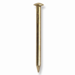 OOK 50033 2" BRASS PLATED BENDLESS NAILS (10PK)