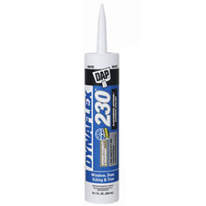 DAP 18300 DYNAFLEX 230 10.1 OZ WHITE PREMIUM ELASTOMERIC LATEX SEALANT 50YR