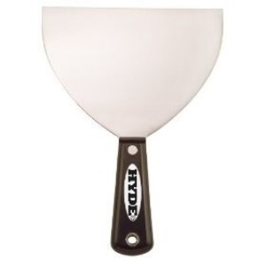 HYDE 02850 6" BLACK & SILVER FLEXIBLE JOINT KNIFE HIGH CARBON STEEL BLADE