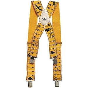 CLC 110RUL 2" HEAVY DUTY YELLOW RULER PRINT WORK SUSPENDERS 10117