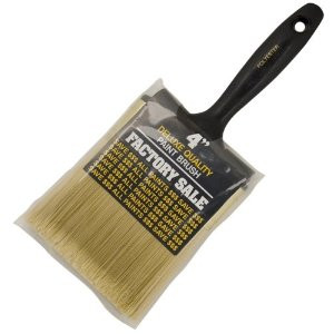 WOOSTER FACTORY SALE P3974 4" SYNTHETIC (GOLD POLY) CHISEL TRIM PAINT BRUSH