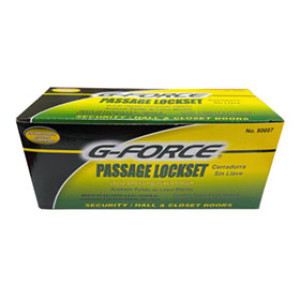 G-FORCE 80007 PASSAGE TULIP KNOB POLISHED BRASS LOCKSET BOX