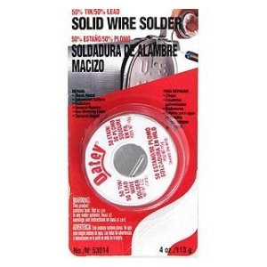 OATEY 53014 4 OZ 50/50 SOLID WIRE SOLDER