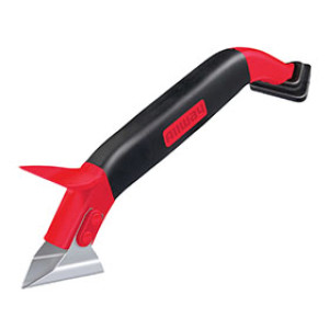 ALLWAY TOOLS 12060 CT31 3-IN-1 SOFT GRIP CAULK TOOL CARDED