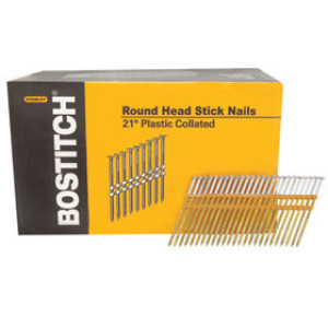 BOSTITCH RH-S16D131HDG PLASTIC COL FRAMING 3-1/2" X .131" SMOOTH HDG 4M/BX