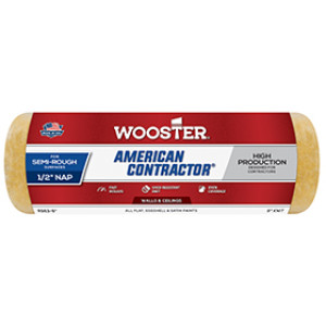 WOOSTER AMERICAN CONTRACTOR R563-9 9" X 1/2" ROLLER COVER SEMI-ROUGH
