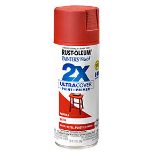 RUST-OLEUM 2X PAINTER'S TOUCH 249068 ULTRA COVER ENAMEL SATIN PAPRIKA