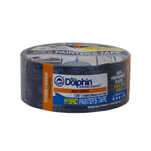 BLUE DOLPHIN TP EXT S-0200 1.88" X 45YDS HYBRID EXTERIOR SMOOTH PAINTER'S TAPE