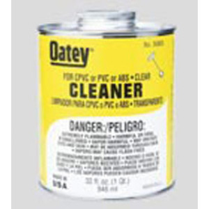 OATEY 30779 4 OZ ALL PURPOSE CLEAR PVC PIPE CLEANER