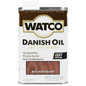 RUST-OLEUM WATCO 214380 DANISH OIL FINISH RED MAHOGANY