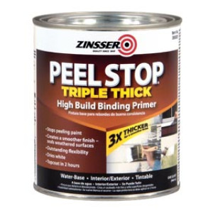 ZINSSER PEEL STOP 260925 TRIPLE THICK HIGH BUILD BINDING PRIMER INT/EXT 3X