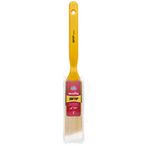 WOOSTER SOFTIP Q3208 1" WHITE NYLON/GOLD POLY CHISEL TRIM ANGLE SASH BRUSH