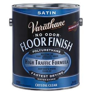 RUST-OLEUM VARATHANE 230231 WATER BASED CRYSTAL CLEAR FLOOR FINISH SATIN POLY