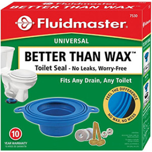 FLUIDMASTER 7530P8 WAX-FREE TOILET BOWL GASKET