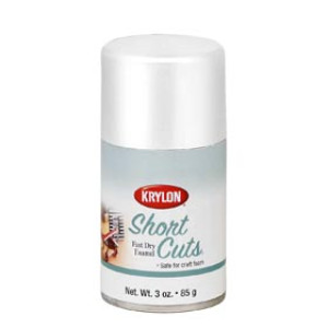 KRYLON KSCS053 3 OZ SHORT CUTS GLOSS WHITE HOBBY PAINT FAST DRY ENAMEL
