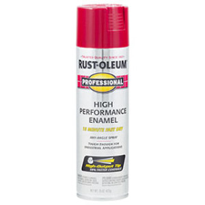 RUST-OLEUM PROFESSIONAL 7565838 HIGH PERFORMANCE ENAMEL GLOSS REGAL RED 15 OZ