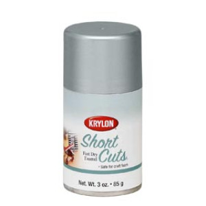 KRYLON KSCS032 3 OZ SHORT CUTS CHROME METALLIC HOBBY PAINT FAST DRY ENAMEL