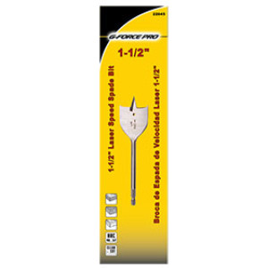 G-FORCE 22845 1-1/2" LAZER SPEED SPADE DRILL BIT