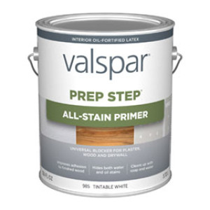 VALSPAR 044.0000985.007 PREP STEP TINTABLE WHITE ALL STAIN PRIMER ACRYLIC