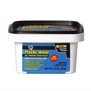 DAP 00527 PLASTIC WOOD NATURAL READY TO USE INTERIOR / EXTERIOR LATEX FILLER