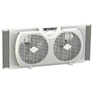 COMFORT ZONE CZ319WT 9" 2-SPEED PORTABLE TWIN WINDOW FAN