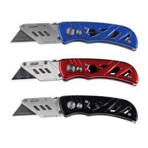 G-FORCE 24204 AVENGER FOLDING UTILITY KNIFE WITH BELT POUCH