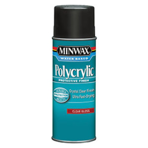 MINWAX 35555000 GLOSS CLEAR WATER BASED POLYCRYLIC PROTECTIVE FINISH