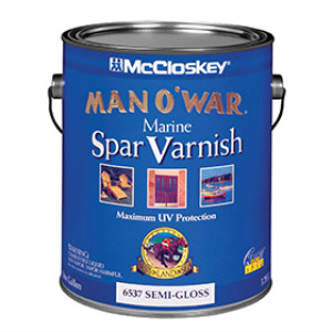 MCCLOSKEY MAN O'WAR 6537.007 SEMI-GLOSS EXTERIOR MARINE SPAR VARNISH 275 VOC