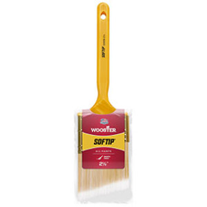 WOOSTER SOFTIP AS Q3208 2-1/2" WHITE NYLON/POLY ANGLE SASH PAINT BRUSH