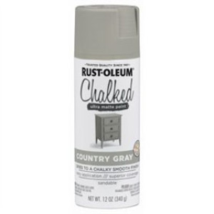 RUST-OLEUM SPECIALTY 302593 12 OZ CHALKED ULTRA MATTE SPRAY PAINT COUNTRY GRAY