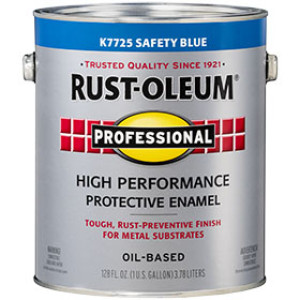 RUST-OLEUM PROFESSIONAL K7725402 SAFETY BLUE ENAMEL 400 VOC OIL BASED